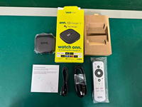 Onn Android 14 4K Quad Core Smart TV Box Wi-Fi de Doble Banda 2GB RAM con Control Remoto por Voz Reproductor de Streaming Multimedia Ethernet