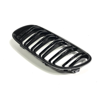 Grille avant noire de qualité supérieure en ABS à double ligne, impression par transfert d'eau, pour BMW Série 3 E92 - Vente en gros directe usine