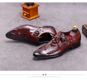Zapatos Oxford de Negocios Personalizados de Lujo, con Punta en Pico, para Hombre, de Vestir, con Cordones, de Cuero, Hechos a Mano, Ligeros, Antideslizantes - Product Image 4