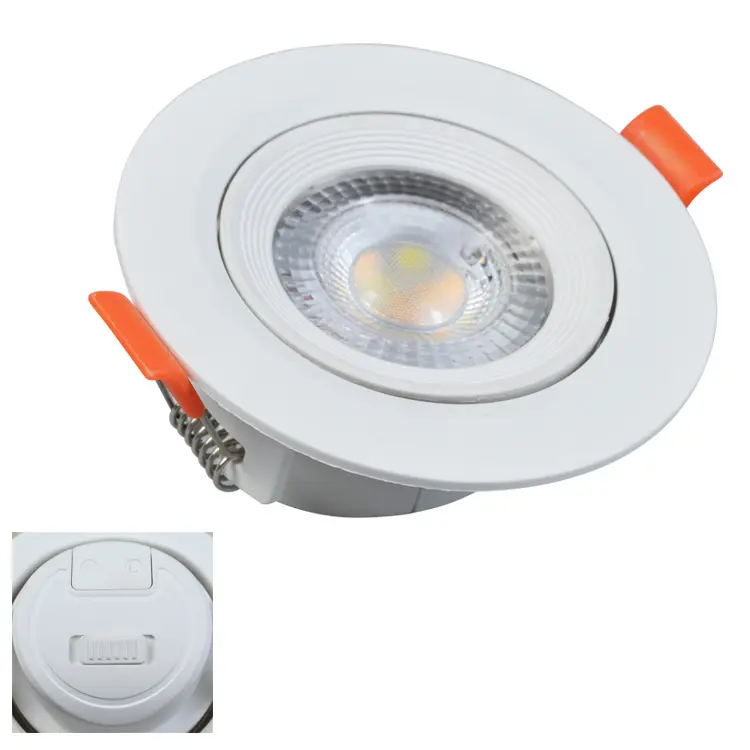 Cabinet Spotlight Ceiling Focos LED Spot Light Modern 80 Led Downlight 6500K Aluminum Home Office 20000 Adjustable COB 12W 5W 7W