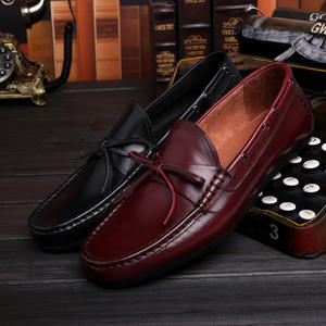 Zapatos planos de cuero genuino de alta calidad con punta redonda, estilo elegante y zapatos formales clásicos de cuero genuino. - Product Image 5