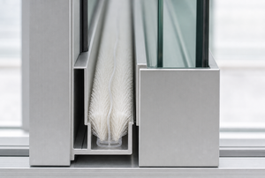 <span class=keywords><strong>Burlete</strong></span> de cepillo blanco <span class=keywords><strong>para</strong></span> perfil de <span class=keywords><strong>ventana</strong></span> y puerta de aluminio, canal interno y marco de hoja deslizante - Product Image 2