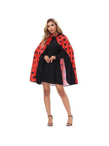 Cape adulte coccinelle et abeille pour fêtes costumées d'Halloween et capes sur le thème des animaux - Product Image 5