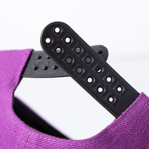 Snapback Cap Twill Unisex Purple Sun Protection Four Seasons Baseball Cap - Product Image 3