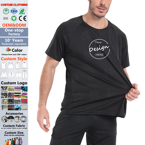 Camisetas Deportivas de Hombre al por Mayor, Personalizadas, de Secado Rápido, Corte Regular, Transpirables, Ligeras, de Poliéster, con Manga Raglán y Malla - Product Image 1