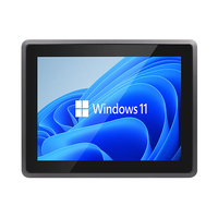 Ordinateur tactile industriel embarqué 15/17 pouces avec Windows 10, Intel Celeron, SSD pour Kiosque/CNC/ATM