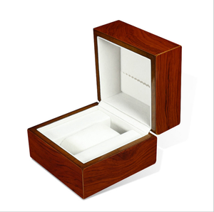 Bán Lẻ Gỗ Lớn Hạt Cao <span class=keywords><strong>Glossy</strong></span> Mahogany Lưu Trữ Hiển Thị Duy Nhất Watch Box Với Trang Sức Pouch - Product Image 3