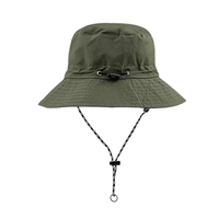 Chapeau Bob Unisexe Pliable et Imperméable à Séchage Rapide avec Corde Anti-Vent pour la Protection Solaire Estivale – Vente en Gros pour Femmes et Hommes