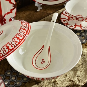 Dinnerware <strong>Set</strong> Kitchen Utensils Ceramic <strong>Dinner</strong> <strong>Set</strong> 58 Pcs Dinnerware Plate Food Contact Safe Luxury Fine <strong>Bone</strong> <strong>China</strong> Minimalist - Product Image 3