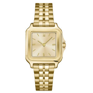 Reloj de Pulsera de Lujo de Moda al por Mayor, Reloj Analógico de Acero Inoxidable con Cristal de Zafiro, Resistente al Agua, de Cuarzo para Mujer - Product Image 1