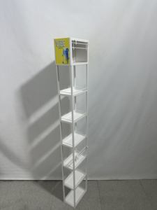 Çok Katlı Günlük Yaşam Aksesuarları Dolap Depolama Dolabı Metal Sergi Standı Beyaz Renk Özelleştirilebilir Sergi Rafı Modern - Product Image 2