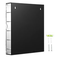Présentoir mural en acrylique transparent à 5 niveaux pour pièces de monnaie, boîte de rangement personnalisée pour pièces de monnaie de collection