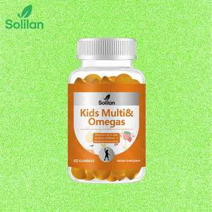 Factory OEM 60 Count Gummy Multivitamin Suplemento para niños y adultos Biotina Vitamina C D <span class=keywords><strong>E</strong></span> K Omega-<span class=keywords><strong>3</strong></span> Mejora la inmunidad - Product Image 1