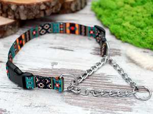 Collier pour chien en velours personnalisé avec nœud décoratif, martingale pour chiens, motif uni - Product Image 6