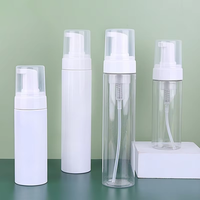 Pasokan Langsung Pabrik Botol Busa PET Silinder 150ml 100ml Custom-Made, Dilapisi UV, Siap Kirim, Untuk Serum Perawatan Kulit