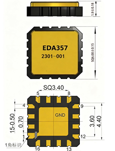 Cảm biến rung chuyển động ADXL357 IC điện tử gốc CLCC16 EDA357 - Product Image 4