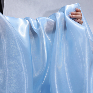 Exquisita tela de organza con brillo líquido, malla brillante de lujo, ligera y transparente, para la confección de vestidos de novia y faldas Hanfu. - Product Image 4