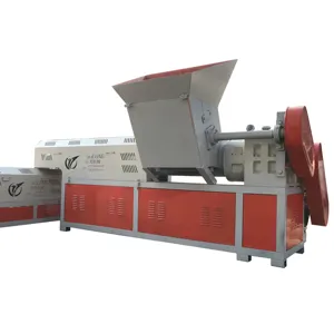 Plastic recycling pelletizing machine rigid PP PE ABS granulating line/plastic granule material machine