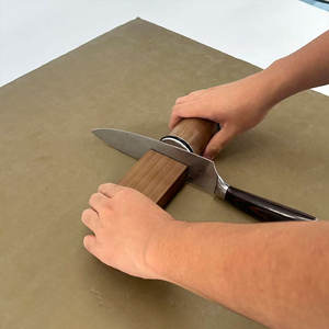 <span class=keywords><strong>Aiguiseur</strong></span> de couteaux rotatif magnétique avec support, kit de pierres à aiguiser et rouleaux à angles de 15 et 20 degrés, accessoire de cuisine - Product Image 5