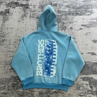MH1192 Sweat à capuche en coton imprimé personnalisé, matière écologique, impression DTG, effet délavé soleil, tenue décontractée quotidienne