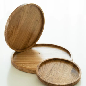 Bandeja Artesanal Ecológica con Incrustaciones de Madera India, de Lujo y Única, para una Decoración Elegante del Hogar y Comedor a Bajo Precio - Product Image 1