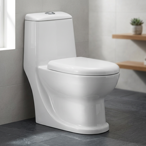 Chaozhou เซรามิกคริสตัลหนึ่งชิ้น, ห้องน้ำติดพื้นห้องน้ำชุดสุขภัณฑ์ - Product Image 4
