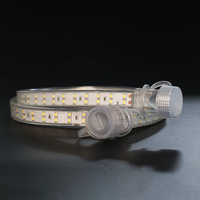 Lampe de chantier à tambour, éclairage extérieur pour chantier de construction, étanche IP67, flexible, 110V/220V, USB, bande LED en PVC