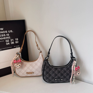Sac <span class=keywords><strong>à</strong></span> bandoulière mini fourre-tout pour fille, tendance et <span class=keywords><strong>pas</strong></span> <span class=keywords><strong>cher</strong></span>, avec joli imprimé, en polyester, fermeture éclair, sangle unique, été/hiver 2026 - Product Image 3