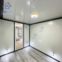 Maison préfabriquée pliable et portable étanche de 20, 30 ou 40 pieds, avec 2, 3 ou 4 chambres, type conteneur maritime extensible
