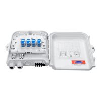 Boîtier de terminaison optique étanche OEM ODM 8 cœurs en ABS pour identification de fibres, pour usage intérieur ou extérieur