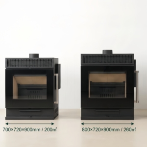 Cheminée automatique à <span class=keywords><strong>bois</strong></span> en acier robuste de 340 kg pour maison auto-construite - Product Image 3