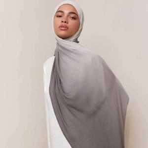 Vente en gros Wennuan 2025 Hijab modal à blocage de couleur de haute qualité châle léger et doux traditionnel musulman - Product Image 2