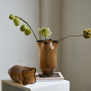 Elegante Vaso in Vetro Minimalista, Centrotavola per Soggiorno, Idroponico, Ecologico, Durevole, Decorazione di Lusso per Matrimoni e Diwali - Product Image 4