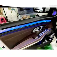 Molduras Interiores para BMW Serie 3 G20 G28 Cuatro Puertas, Luz Ambiental Estilo Cristal 2020-2026, Luces Decorativas