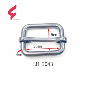 Hecho en China, Aprobado por SGS, Hebilla Deslizante Rectangular de 1 Pulgada (25mm) de Aleación de Zinc, Ajustable, de Liberación Lateral, para Accesorios de Fabricación de Bolsos de Lujo Vintage y de Moda - Product Image 5
