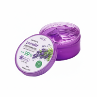 SOQU NATURAL LAVENDER SOOTHING GEL 300ml Gel Calmante de Lavanda Natural para el Cuidado Facial, Hidratante para Todo Tipo de Piel, K-beauty, Cosmético Coreano Hecho en Corea