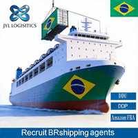 Agente de Transporte Marítimo a Brasil, Servicio de Entrega de Carga DDU DDP, Empresa de Logística, Tarifas de Transporte de Exportación, Envío Exprés
