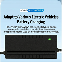 Chargeur de batterie au lithium LiFePO4 84V 88.2V 84V 87.6V 8A pour véhicules électriques, motos et voiturettes de golf avec entrée CA