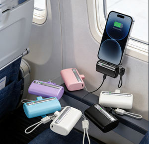 Batteries externes <span class=keywords><strong>Samtech</strong></span> 3C 22,5W à charge rapide 10000mAh avec support de téléphone et fonction cordon de cou / Chargeur portable 60W - Product Image 1