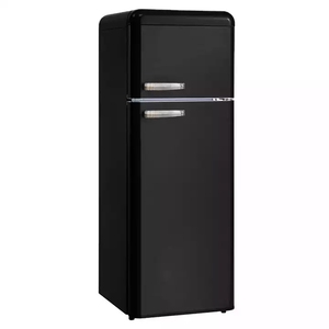 210 Liters Double Door Retro <b>Refrigerator</b> with Handle Retro Fridge - Product Image 6