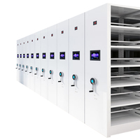 Système d'archivage électrique à grande capacité, modulaire et peu encombrant pour maisons de retraite, communautés de retraités et centres de documents