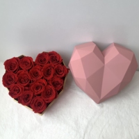 Lovebay Valentijnsdag Geconserveerde Rozen Groothandel Gestabiliseerde Bloemen Eeuwig Eeuwig Rozen Eeuwige Rozen In Hart Doos