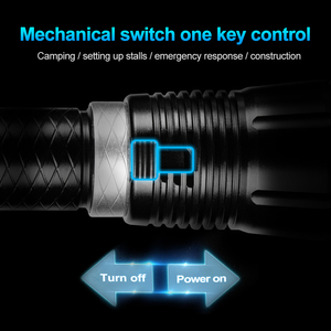 Wosen siêu sáng T6 LED Diode IP65 hợp kim chống thấm nước chống trượt thiết kế USB sạc pin lớn dung lượng lặn làm việc - Product Image 4
