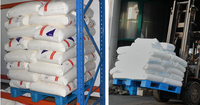 Palette en plastique recyclable, robuste, fermée, réutilisable, empilable, pour chariot élévateur d'entrepôt, prix usine