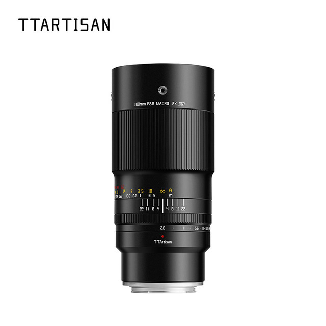 TTArtisan 100mm F2.8 Full Frame Metal Fixed Focus Macro 2x Lens for Insect Photography for Z F Mount Z6 XT100