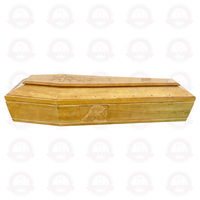 Ataúd Funerario Estilo Europeo, Certificado FSC, Diseño de Tallado Personalizable, Tamaño Personalizado Disponible, Marca SDD Tmallwood, Shandong