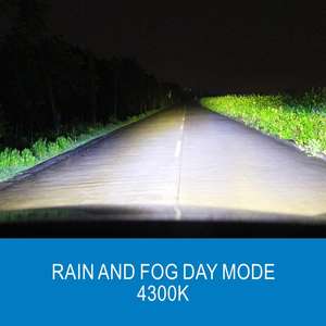 Système d'éclairage automobile NAOEVO Mini <span class=keywords><strong>S4</strong></span> 60W Jaune/Blanc chaud/Blanc naturel Ampoule LED H7 H11 H4 Double couleur Phare LED - Product Image 5