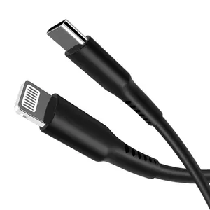 PVC דגם חדש PD 30W מקורי C94 שבב MFI מוסמך USB C 8 פינים כבל לאייפון/אייפד/אייפוד