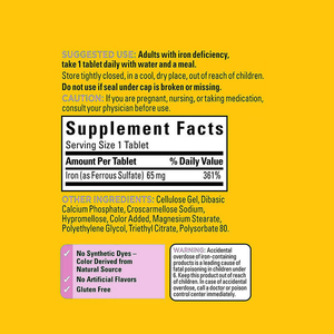 Tùy chỉnh chăm sóc sức khỏe Hữu Cơ sắt bổ sung máy tính bảng Vitamin C chế độ ăn uống dinh dưỡng bổ sung vitamin hỗ trợ sắt máy tính bảng - Product Image 6