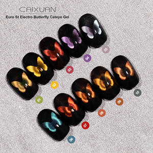 Caixuan Butterfly Cat Eye Gel politur Kein Tpo und kein Hema Cat Eye Benutzer definiertes Logo Sehr gut UV-Nagel Cat Eye Gel politur einweichen - Product Image 2